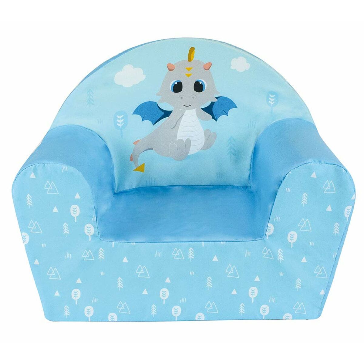 Poltrona Fun House LEON LE DRAGON Azul Espuma 42 x 52 x 33 cm