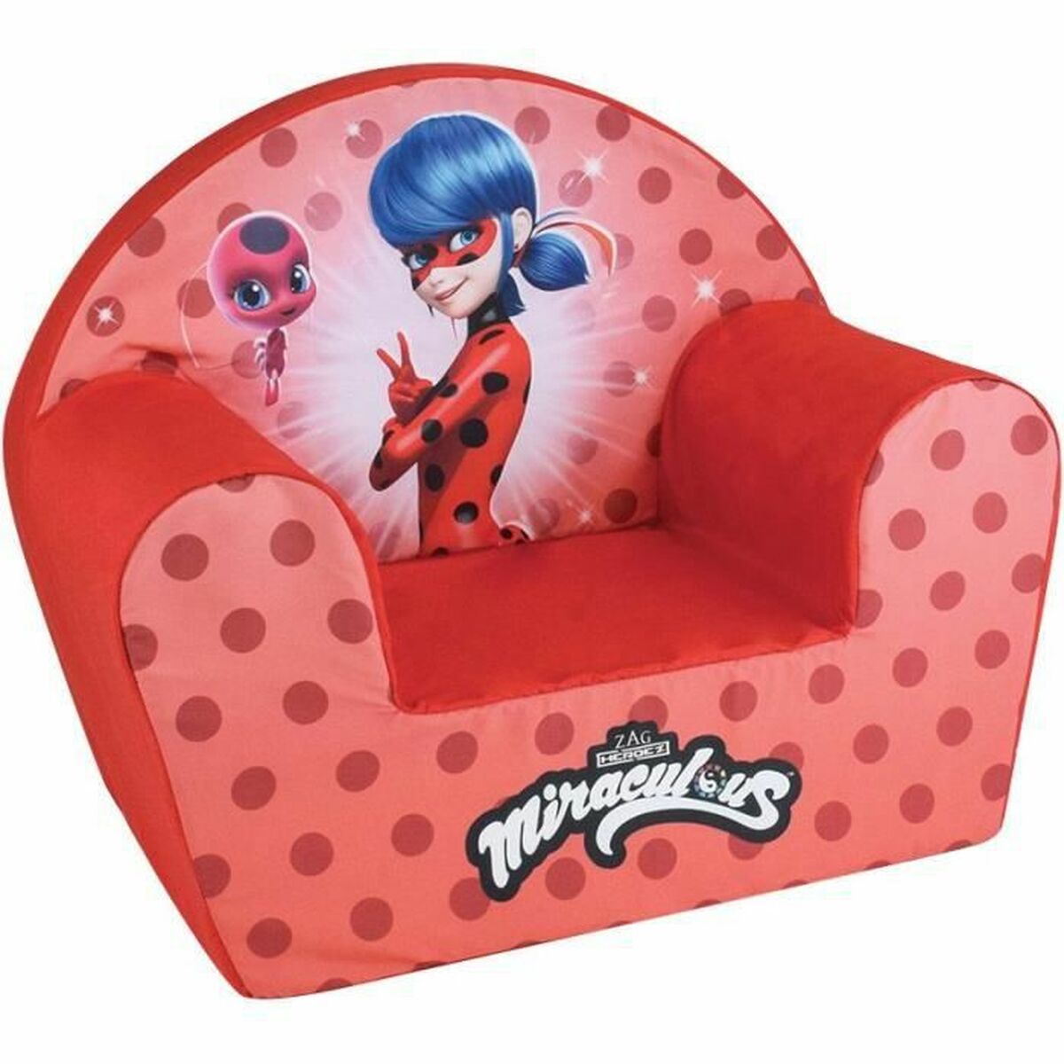 Poltrona Infantil Fun House Lady Bug club 52 x 33 x 42 cm