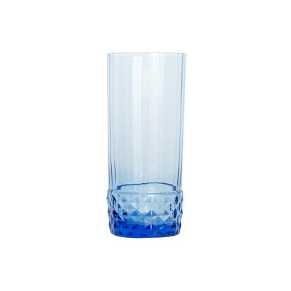 Conjunto de Copos Azul 6 Unidades em Vidro (400 ml)