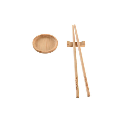 Conjunto de sushi  Bambu Natural Oriental  24 x 0,5 x 0,5 cm