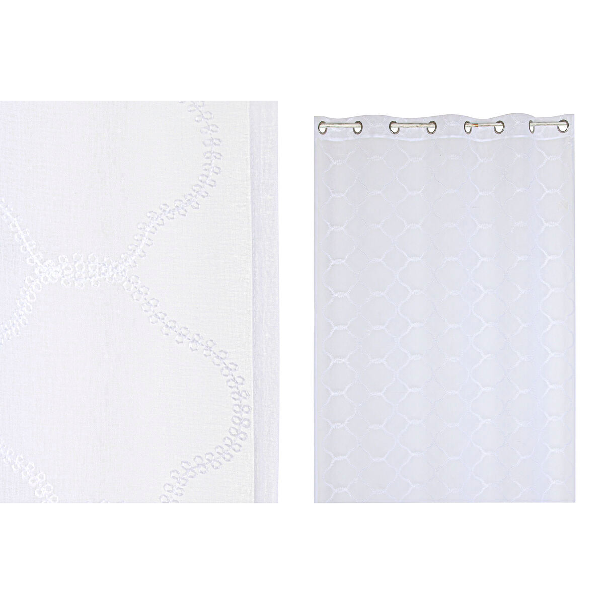 Cortinas Home ESPRIT Branco 140 x 260 x 260 cm