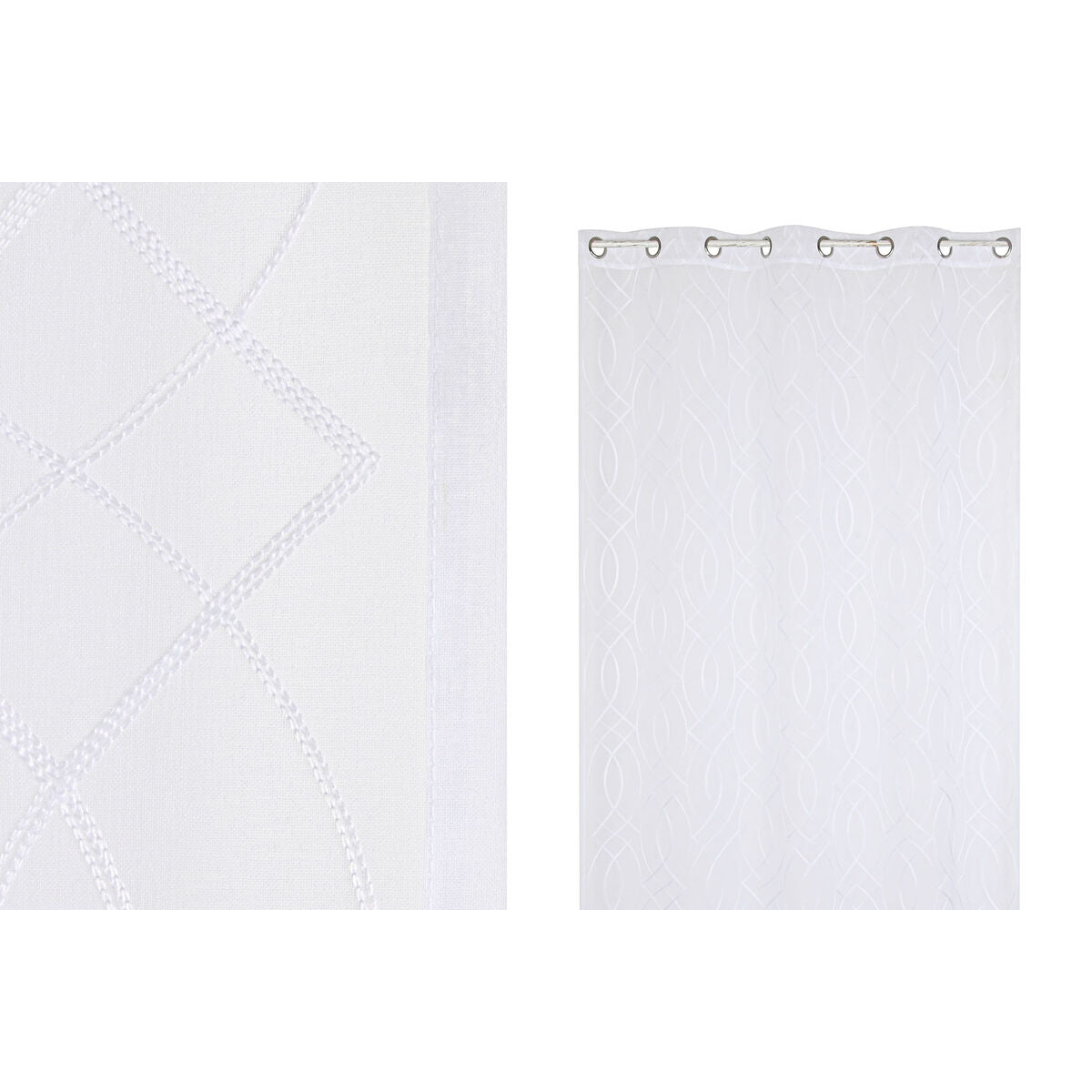 Cortinas Home ESPRIT Branco 140 x 260 x 260 cm