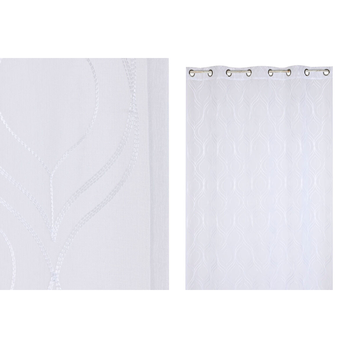 Cortinas Home ESPRIT Branco 140 x 260 x 260 cm