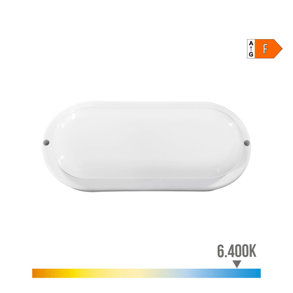 Aplique LED Oval Branco 18 W F 1820 lm (6400 K)