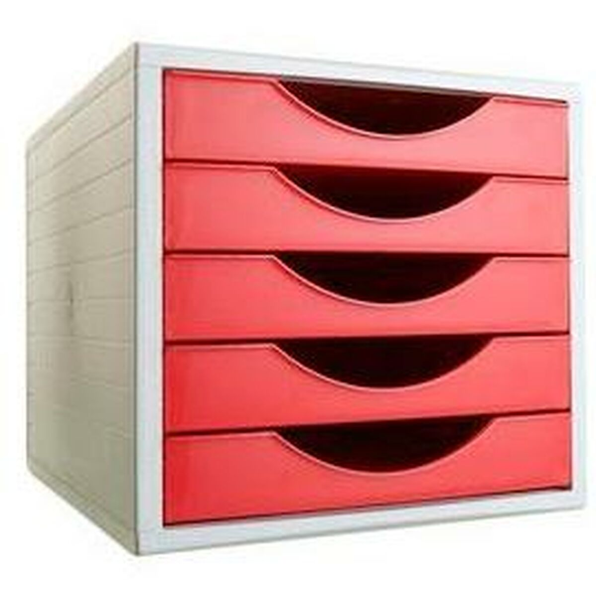 Arquivador modular Archivo 2000 ArchivoTec Serie 4000 5 gavetas Din A4 Vermelho 34 x 27 x 26 cm