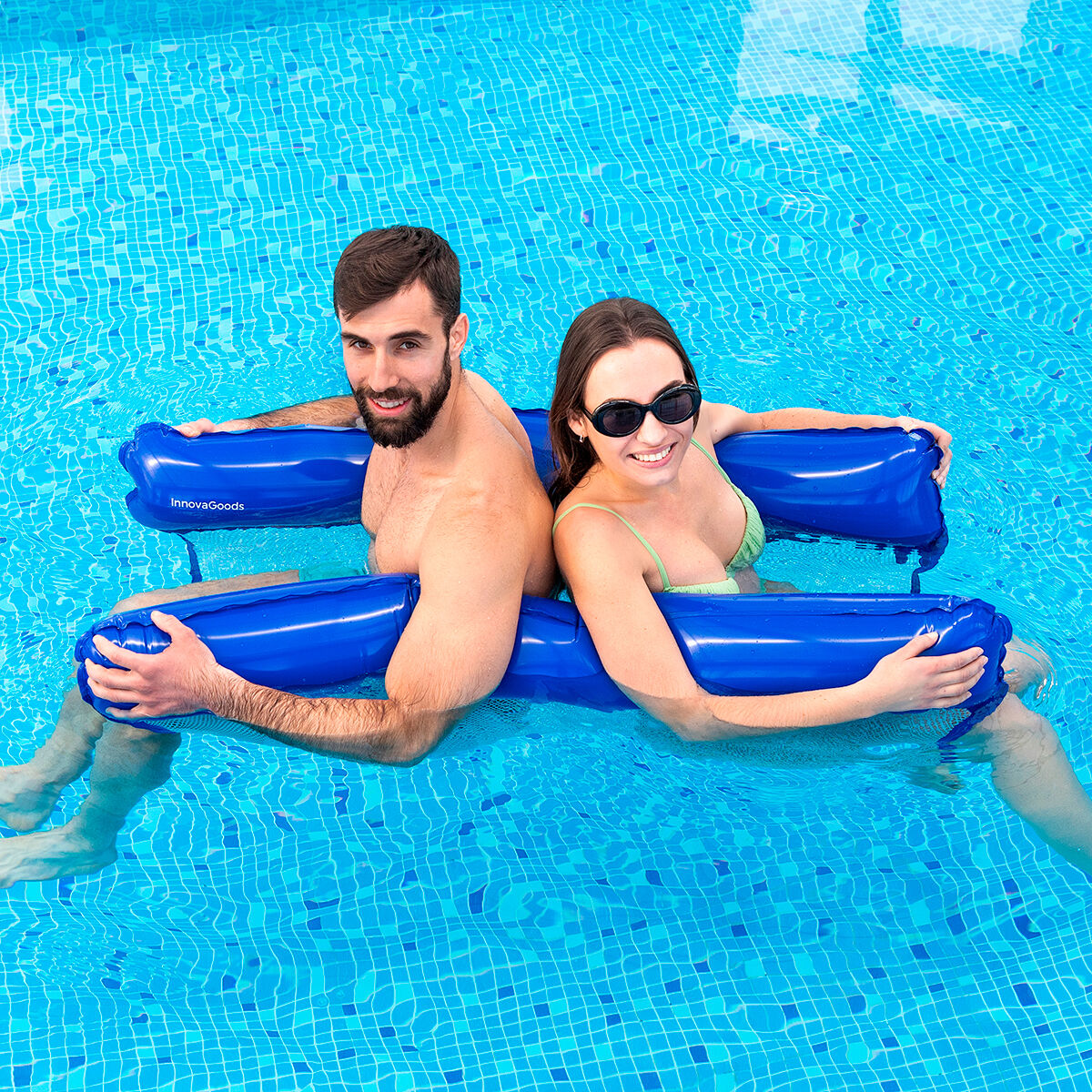 Rede Dupla Flutuante de Água para Piscina Twolok InnovaGoods