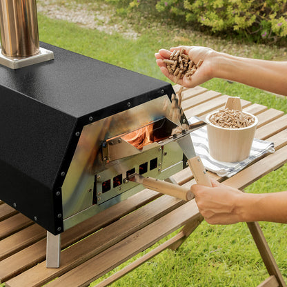 Forno de Pellets para Pizza com Acessórios Pizzahven InnovaGoods