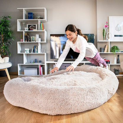 Cama de Cães para Humanos | Human Dog Bed XXL InnovaGoods Beige