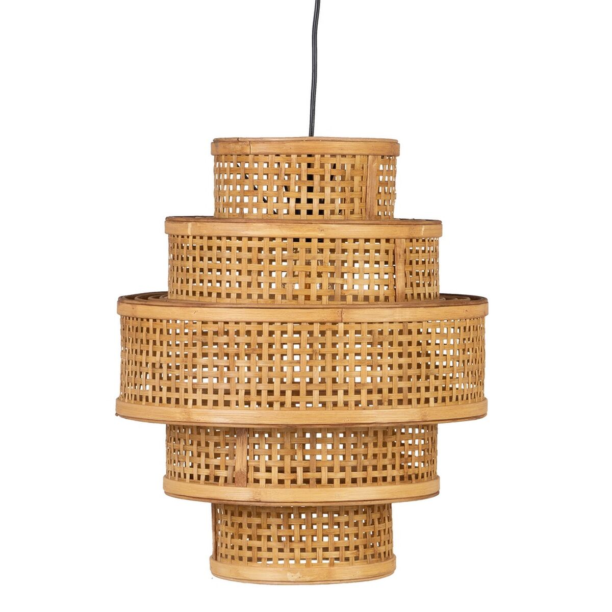 Candeeiro de teto Natural Bambu 41 x 41 x 48 cm