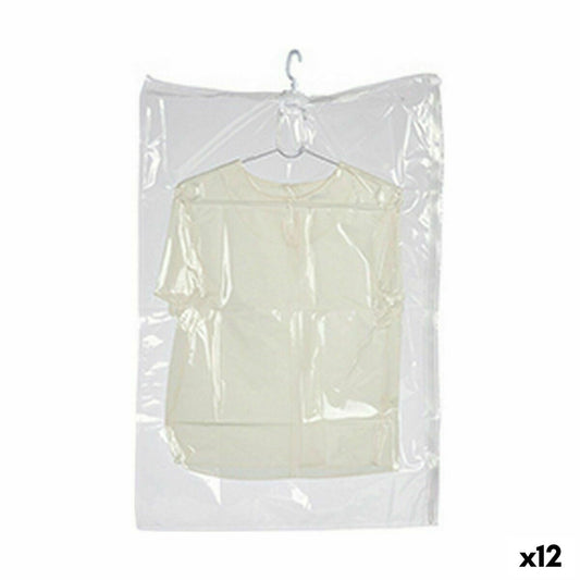 Sacos de vácuo Transparente Polietileno Plástico 60 x 90 cm (12 Unidades)