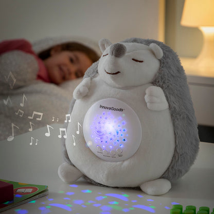 Porco-Espinho de Peluche com Ruído Branco e Projetor de Luz de Presença Spikey InnovaGoods