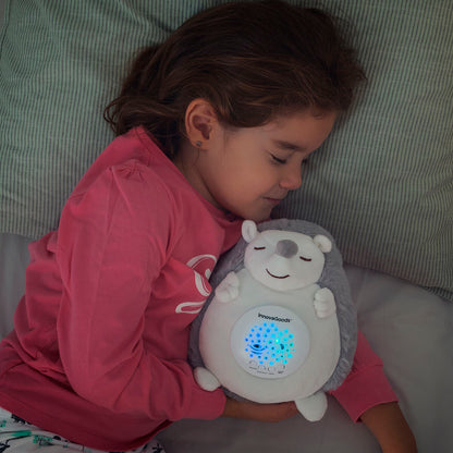 Porco-Espinho de Peluche com Ruído Branco e Projetor de Luz de Presença Spikey InnovaGoods