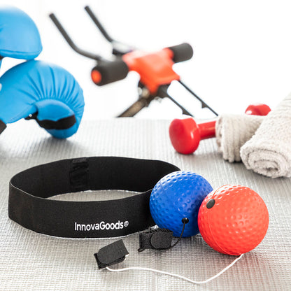 Conjunto de Bolas de Treino e Reflexos Balxing InnovaGoods