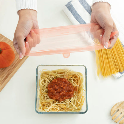 Conjunto de 10 Tampas de Cozinha Reutilizáveis e Ajustáveis Lilyd