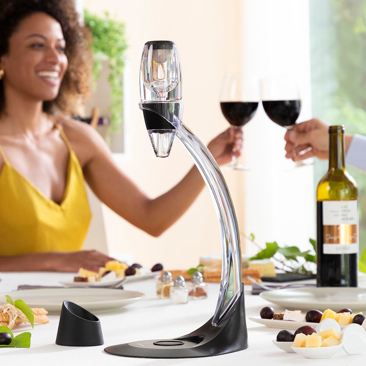 Arejador de Vinho Profissional com Suporte Torre e Base Antigota Winair