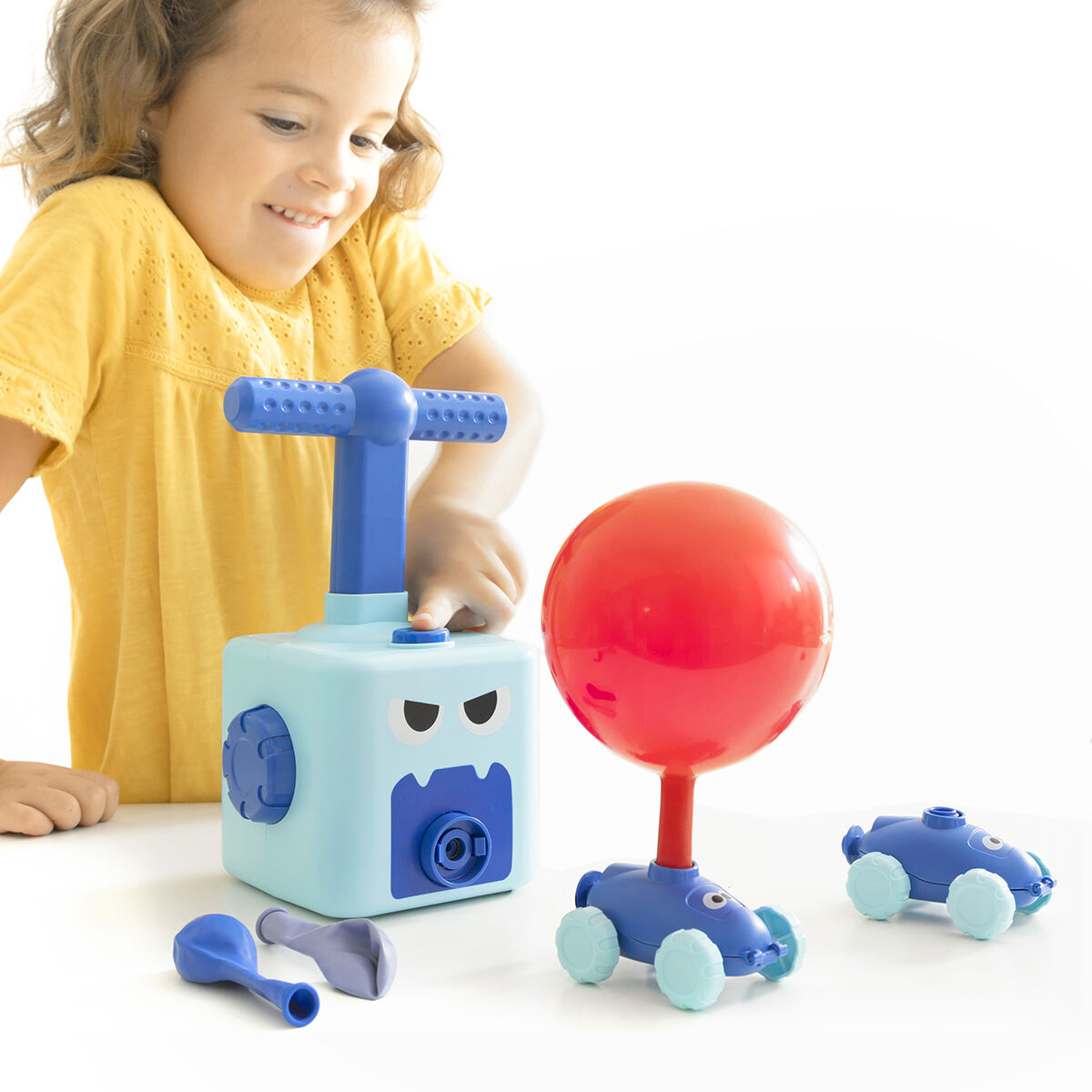 Brinquedo Lançador de Carrinhos e Globos 2 em 1 Coyloon InnovaGoods